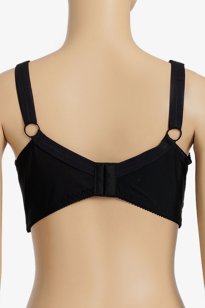 Lace Overlay Minimizer Bra