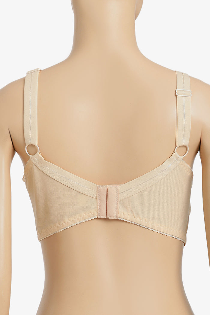 Lace Overlay Minimizer Bra