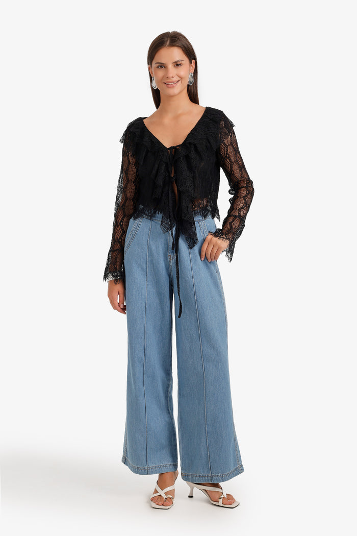 Lace Short Cardigan
