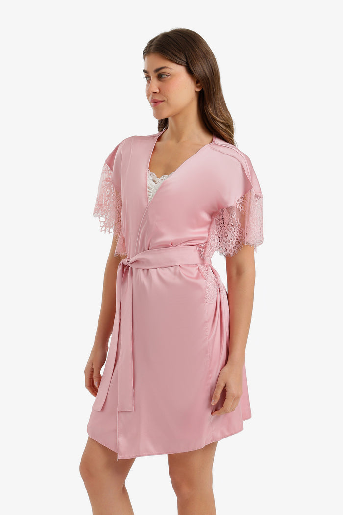 Peach Blossom / S / Satin