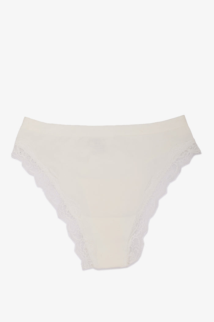 Lace-Trim Bikini Panty