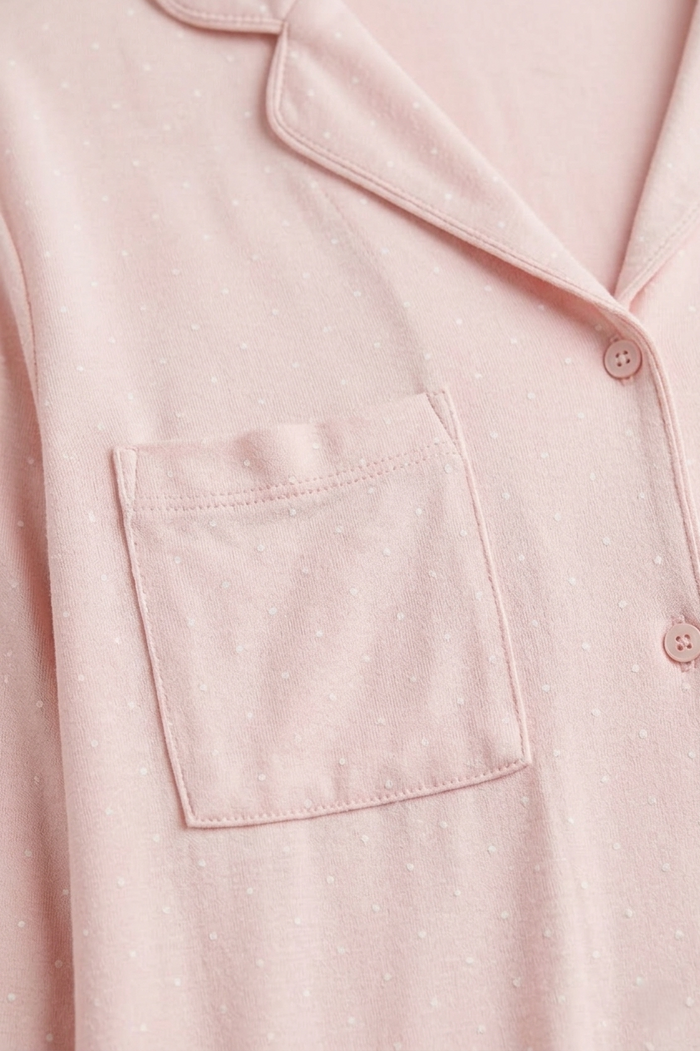 Lace Trim Pyjama Set