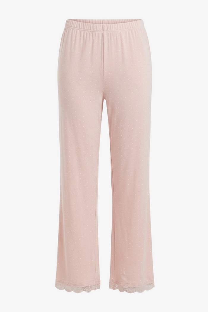 Lace Trim Pyjama Set
