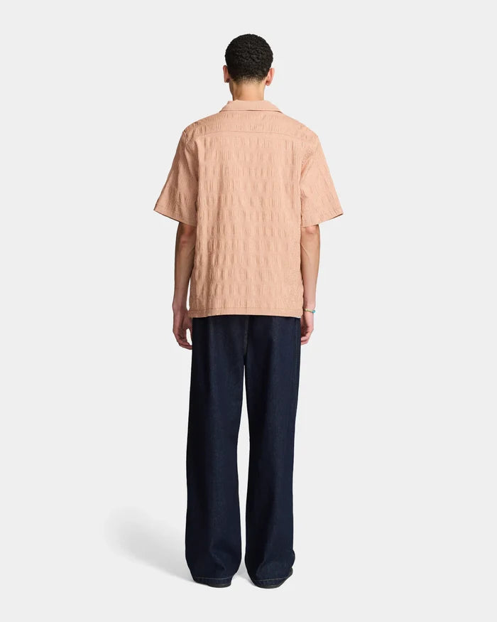 Larriet - Kendalls Short Sleeve Shirt - Clay Plaid