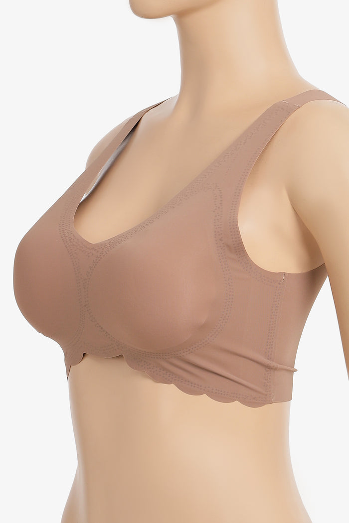 Laser-Cut Padded Bra