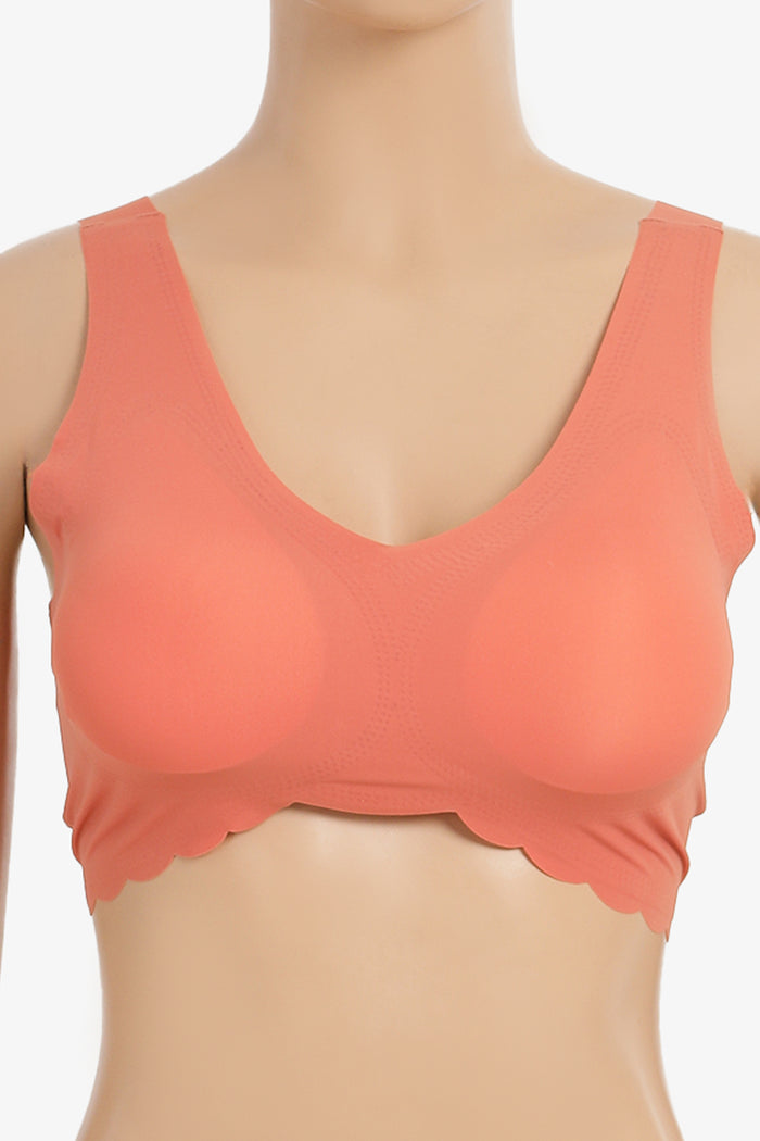 Laser-Cut Padded Bra