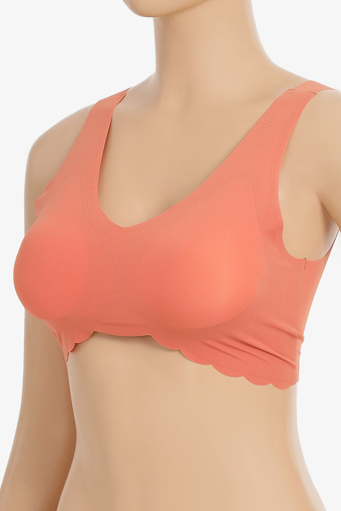 Laser-Cut Padded Bra