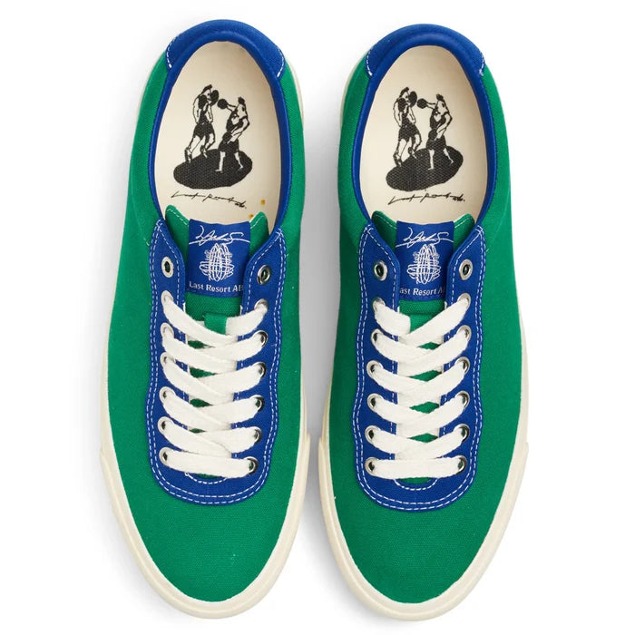 LAST RESORT VM001 LO CANVAS (KELLY GREEN/KLEIN BLUE)