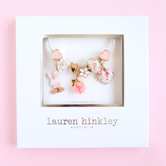 Lauren Hinkley Petite Fleur Bunny Charm Bracelet