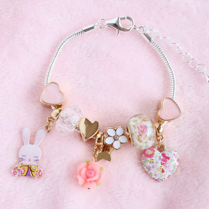 Lauren Hinkley Petite Fleur Bunny Charm Bracelet
