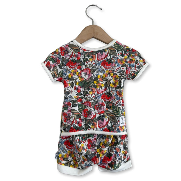Le Fleur Adaptive Tube Access Shorty Romper