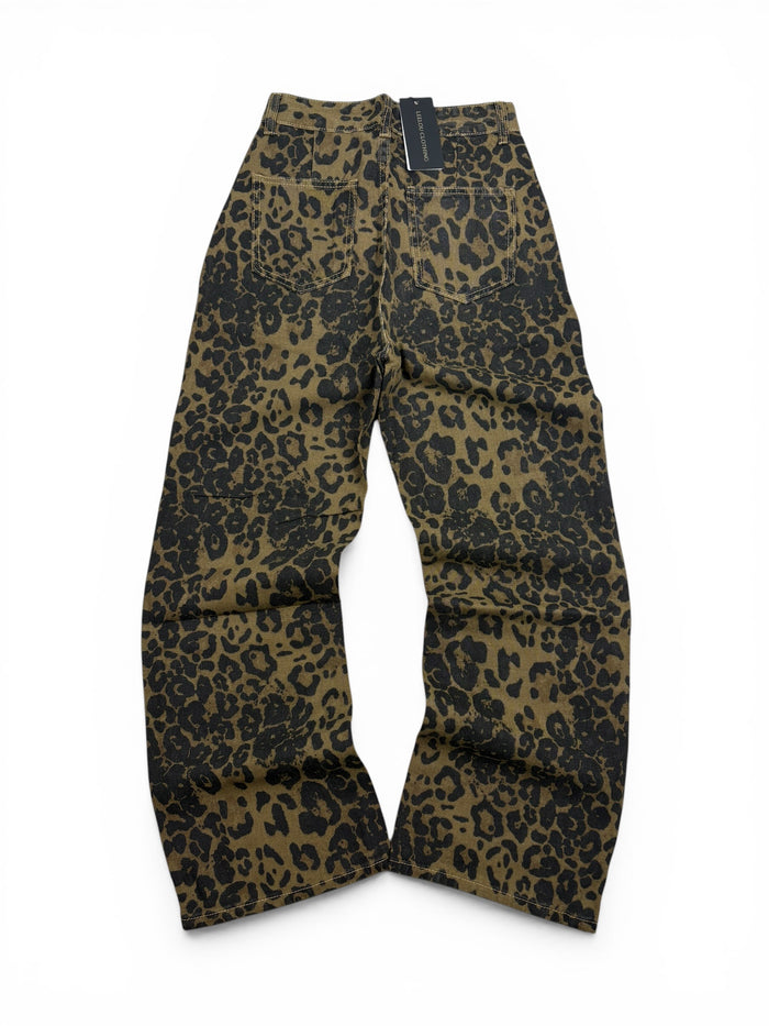 Leopard Baggy Jeans
