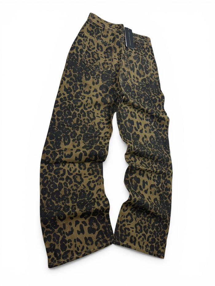 Leopard Baggy Jeans