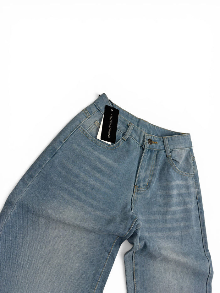 Leopard Star Pocket Jeans
