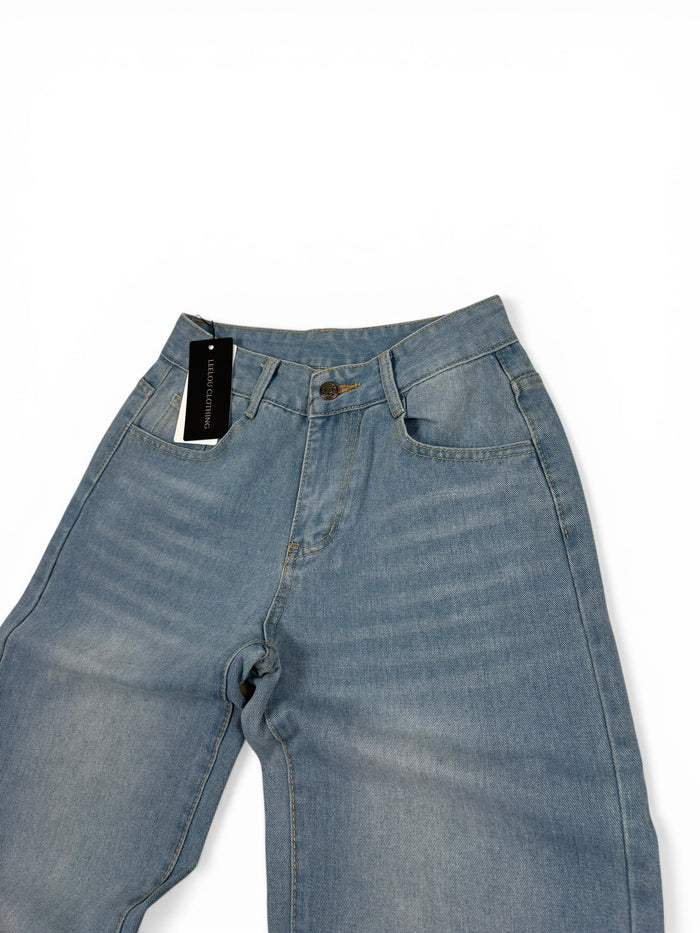 Leopard Star Pocket Jeans