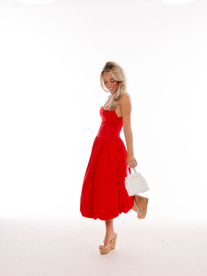 Lettie Dress - Red
