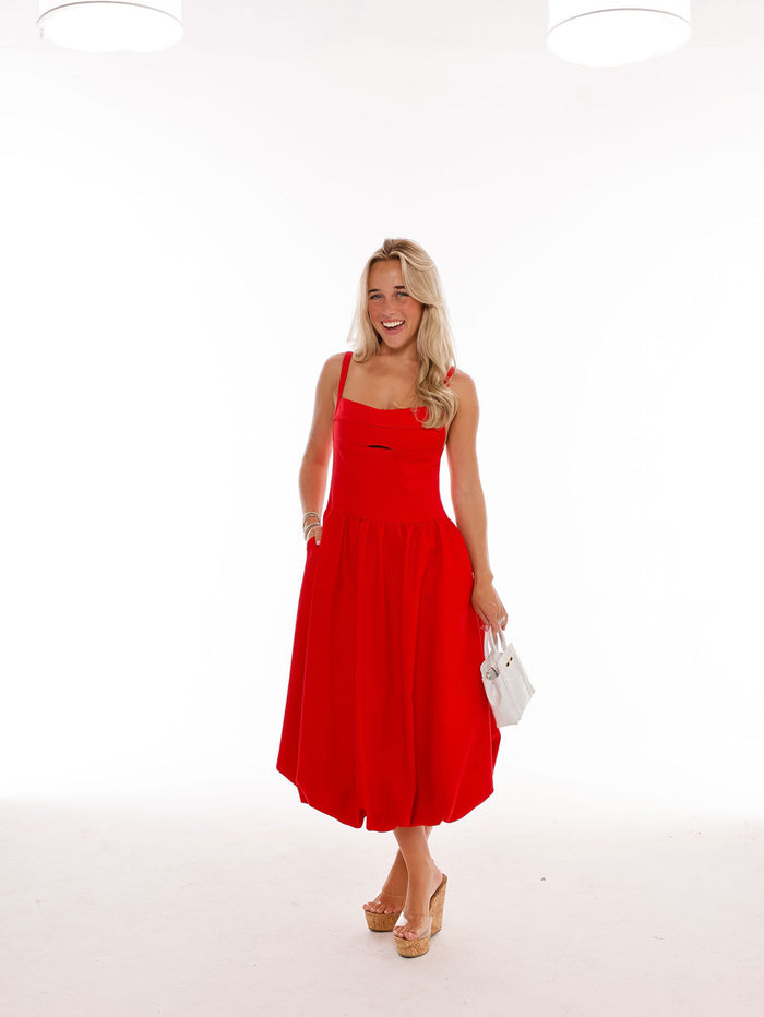 Lettie Dress - Red