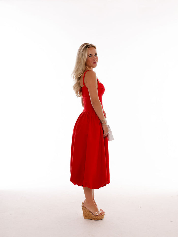 Lettie Dress - Red
