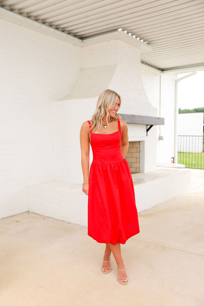 Lettie Dress - Red