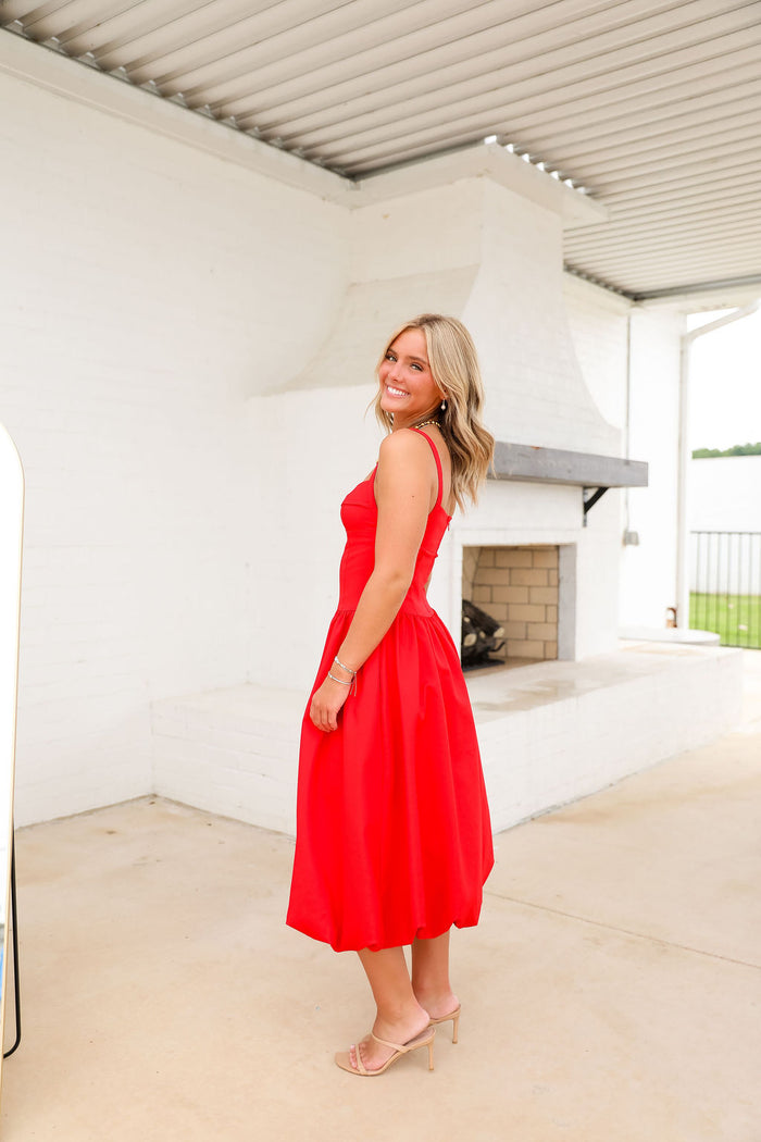Lettie Dress - Red