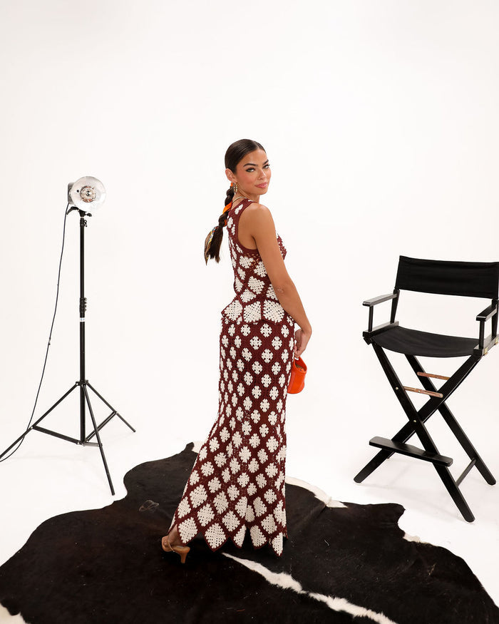Lettie Maxi Skirt - Chocolate