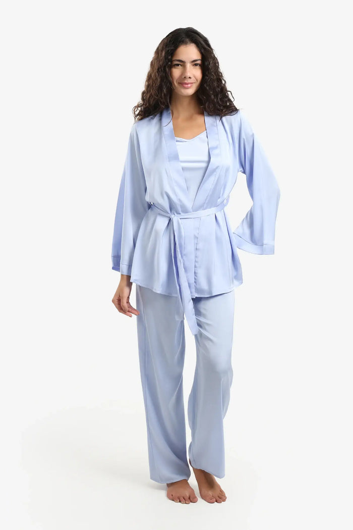 Light Blue 3 Pieces Pyjama