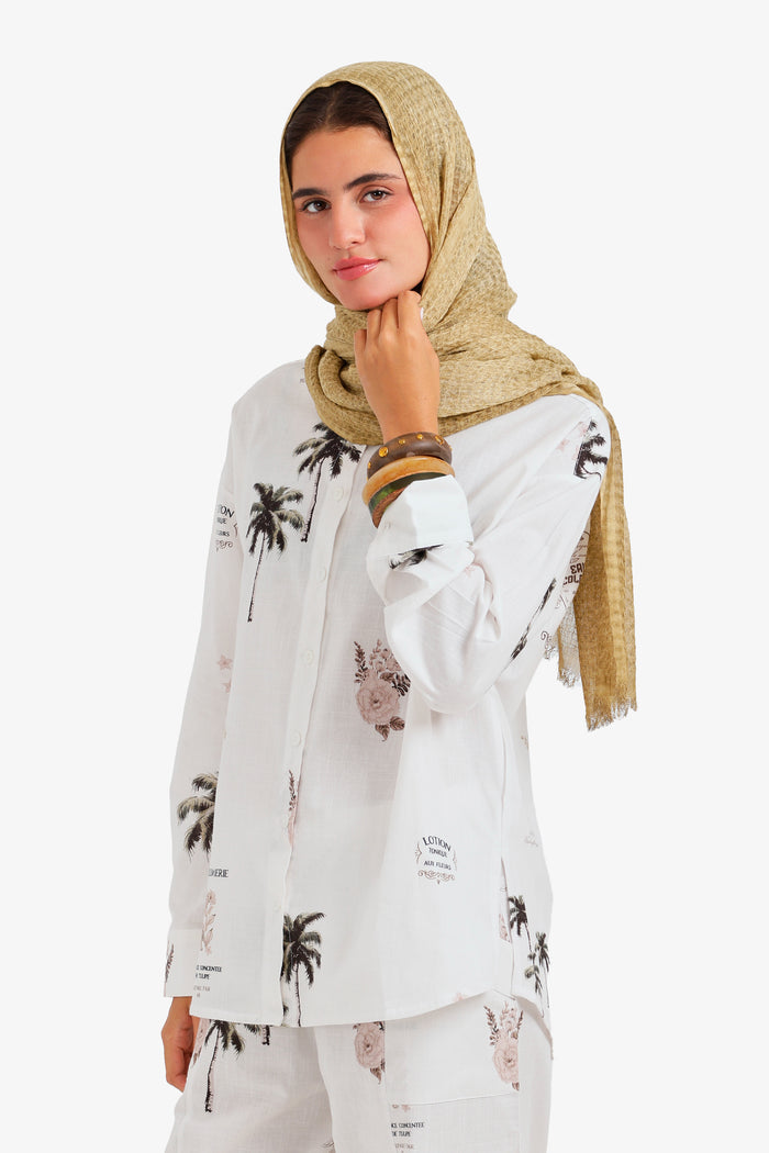 Light Linen Scarf