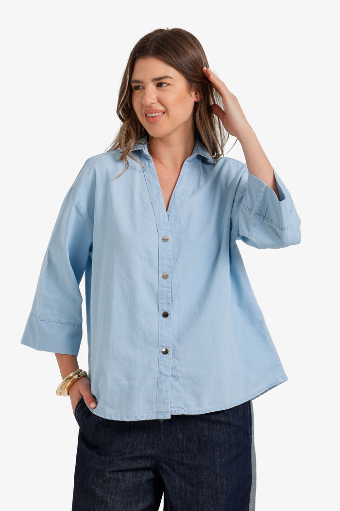Lightweight Denim Shirt