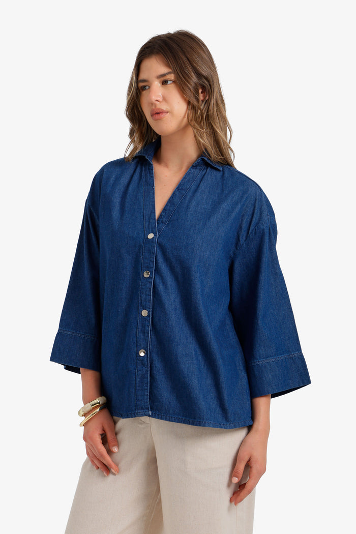 Lightweight Denim Shirt
