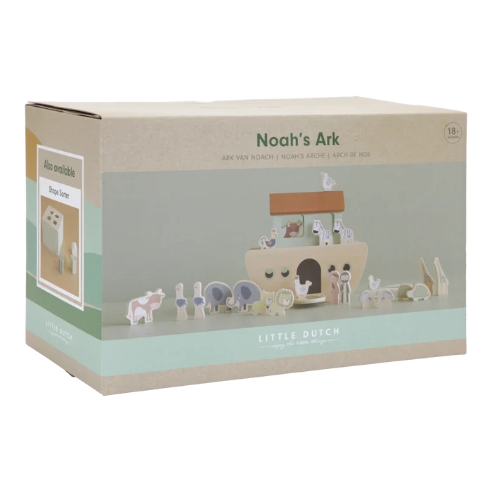 Little Dutch Wooden Noah's Ark Play Set