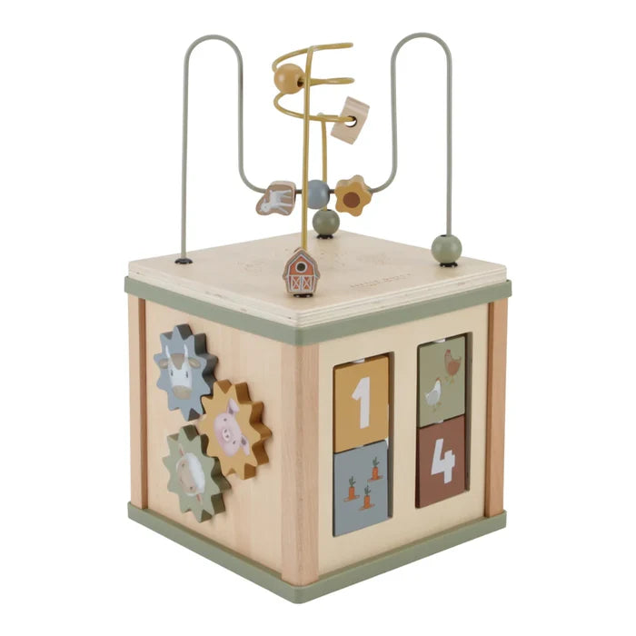 Little Farm Wooden Activity Cube