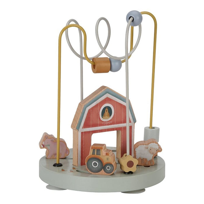 Little Farm Wooden Farmhouse Activity Spiral