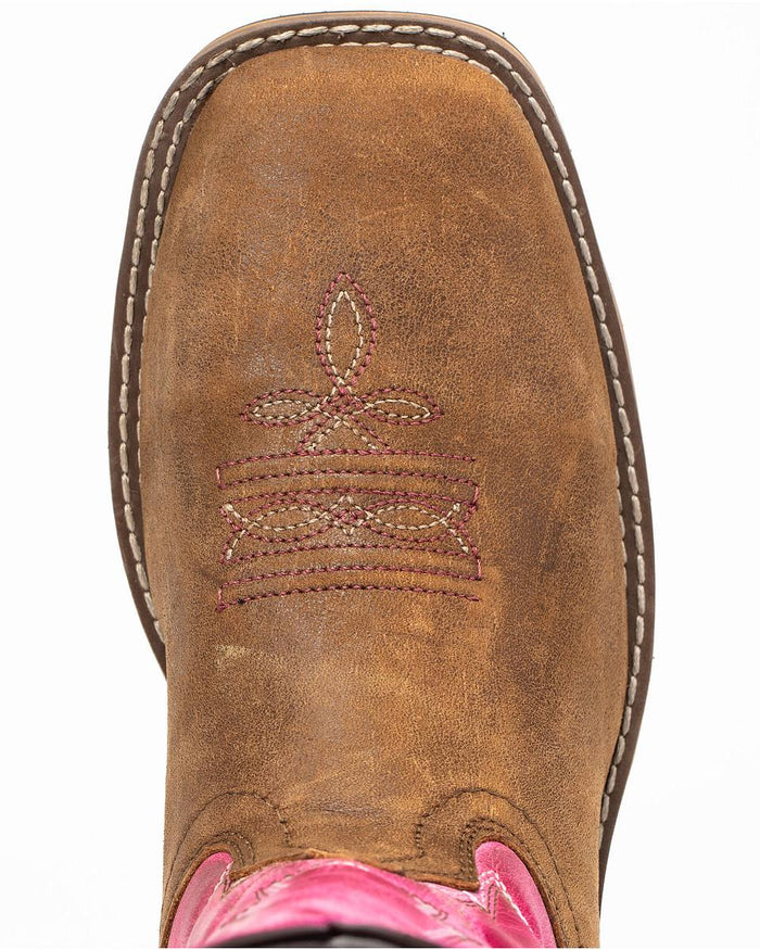 Brown/pink