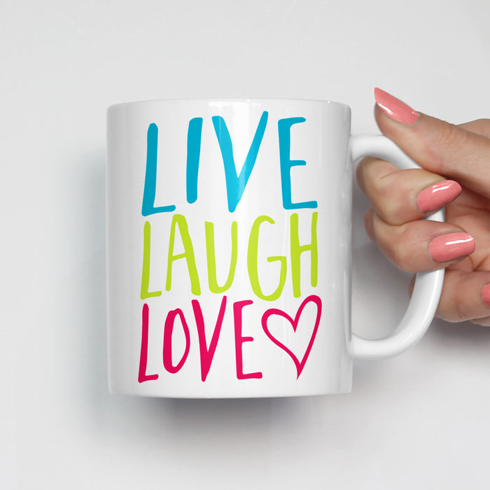Live Laugh Love Motivational Mug