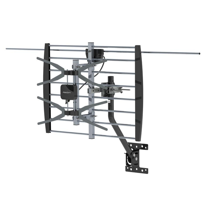 Long Range Antenna TV - Outdoor Digital Reception 360° Rotation (up to 200 Miles) w/ Pole
