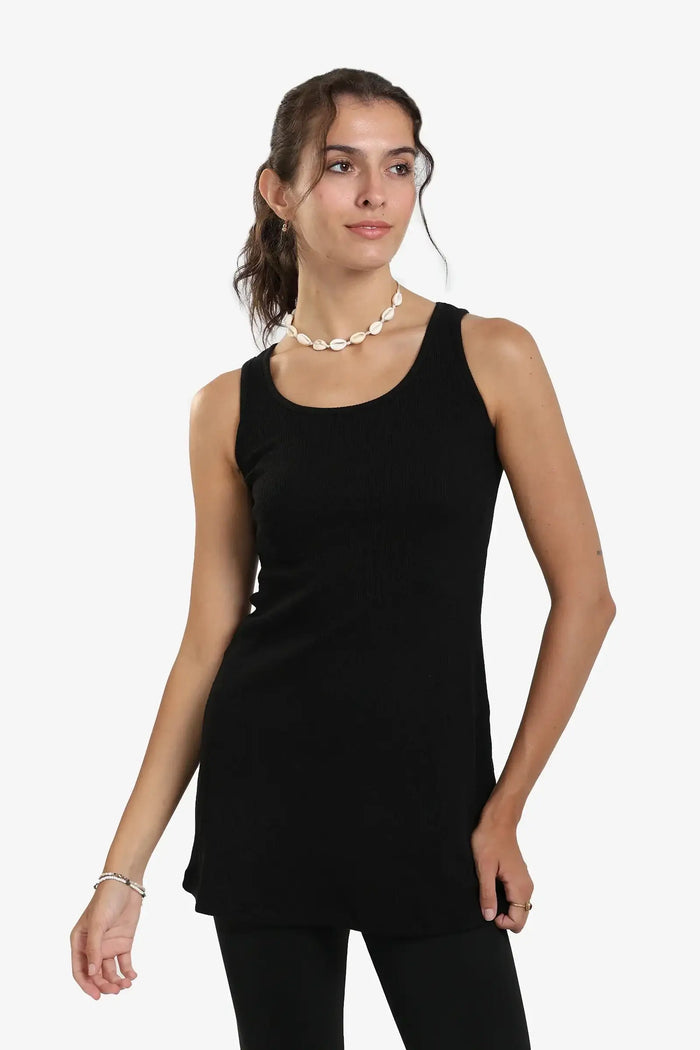 Long Slim Fit Top