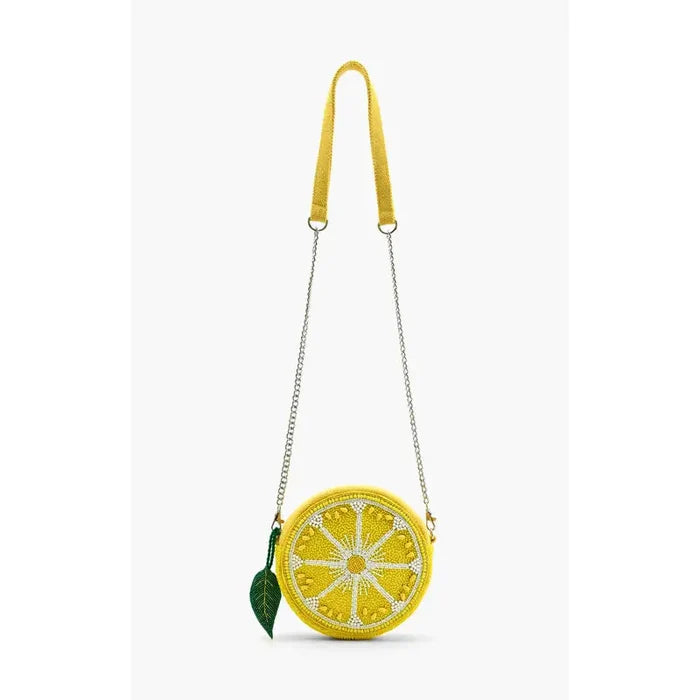 Make Lemonade Round Crossbody Bag