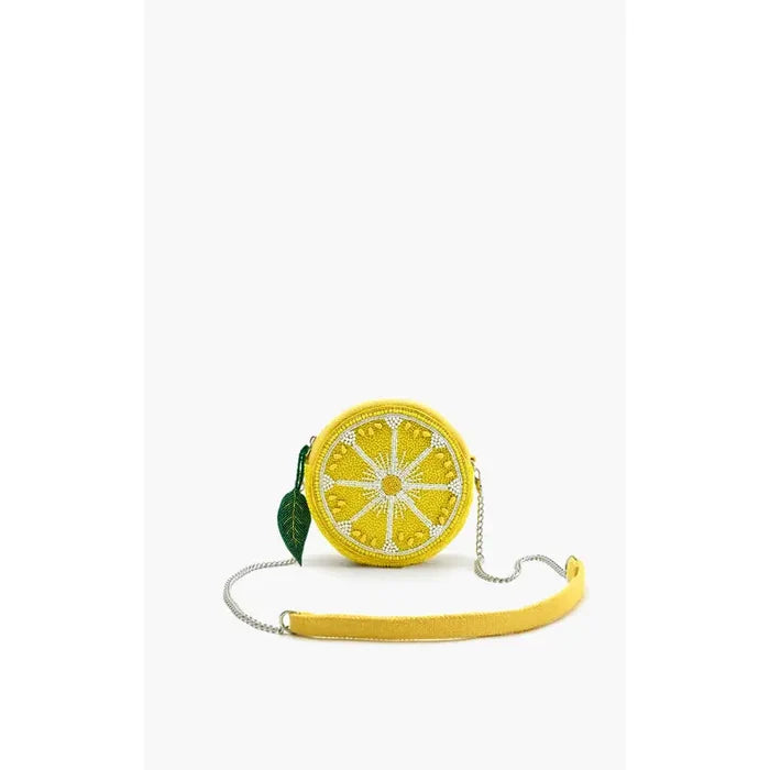 Make Lemonade Round Crossbody Bag