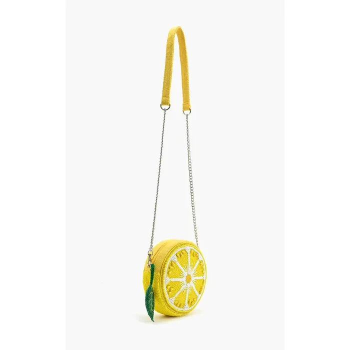 Make Lemonade Round Crossbody Bag