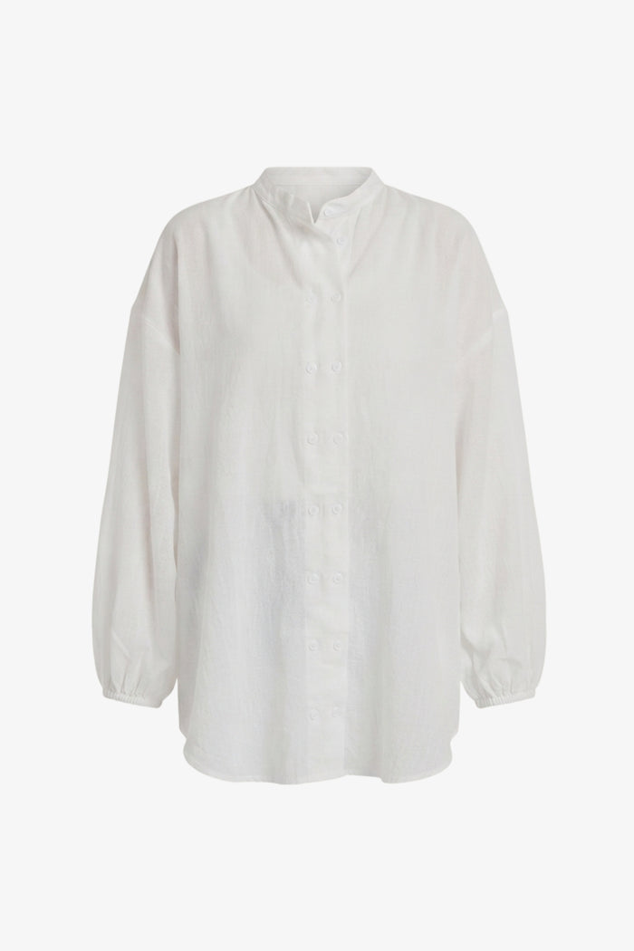 Mandarin Collar Tunic Shirt