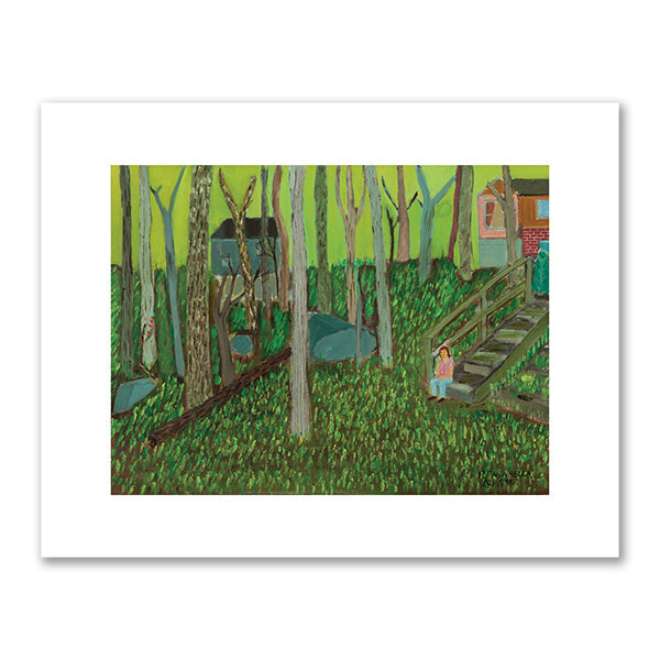 Ralph Fasanella, Marc in Backyard, 1974, Private Collection. Â© Estate of Ralph Fasanella. Fine Art Prints in various sizes by Museums.Co