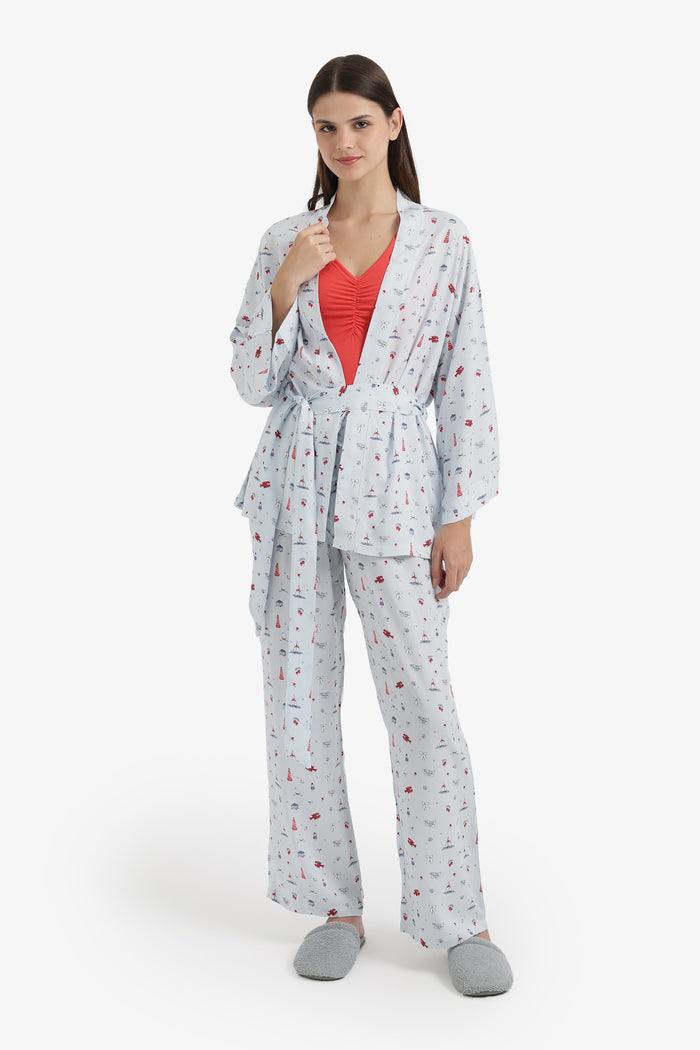 Maritime 3-Piece Pyjama Set