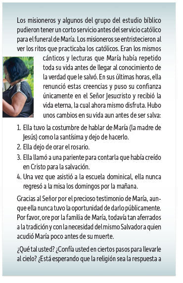 Mary's Testimony (Spanish)