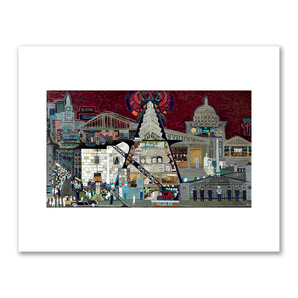 Ralph Fasanella, McCarthy Press, 1963, American Folk Art Museum, New York. Fine Art Prints in various sizes by Museums.Co