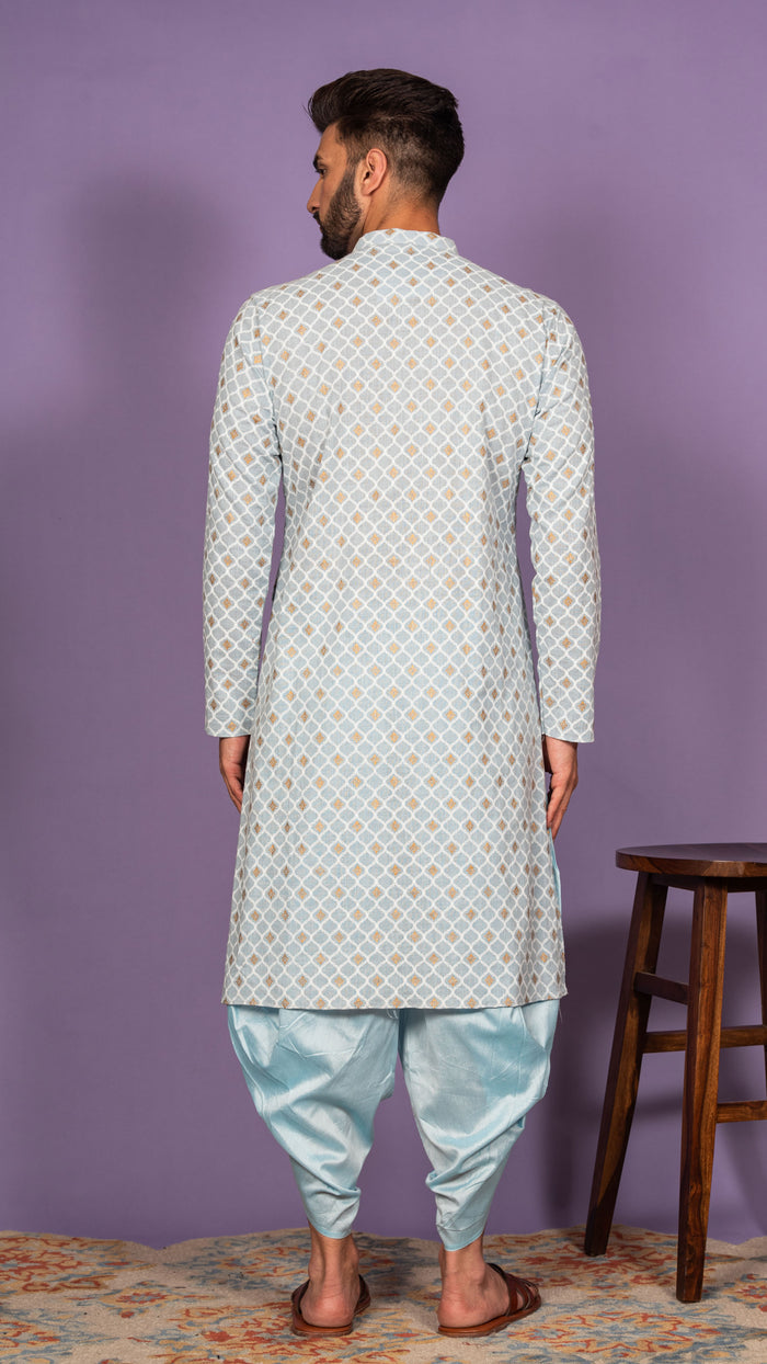 Men Blue Kurta