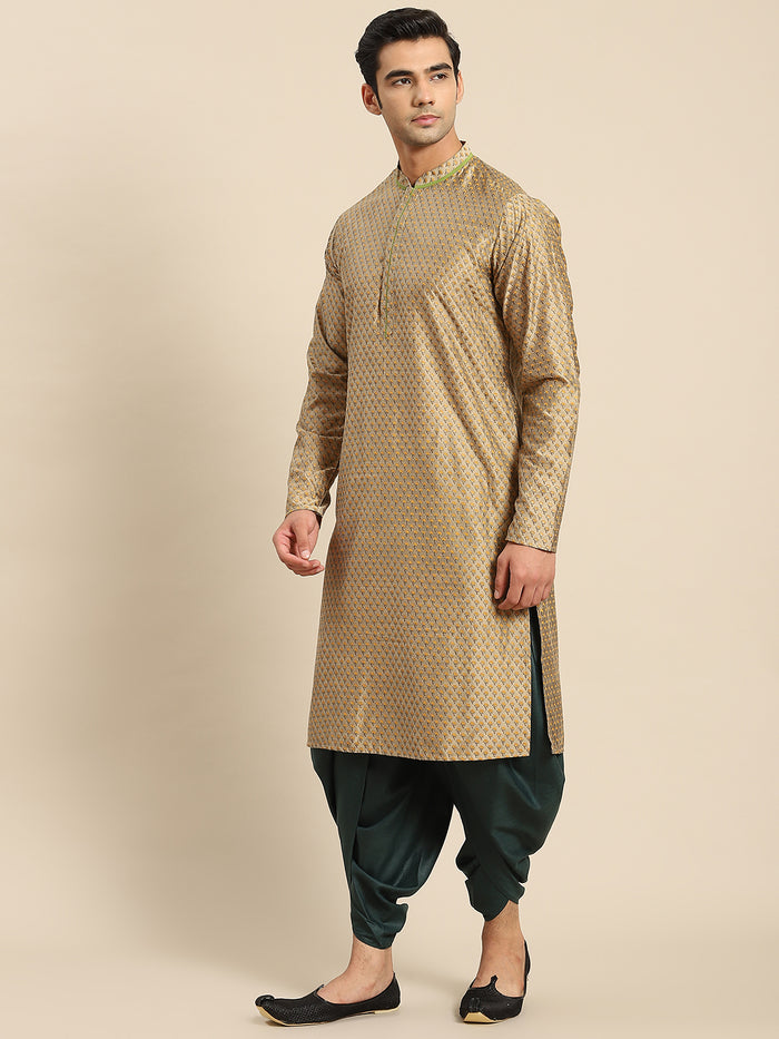 Men Gold Kurta Set