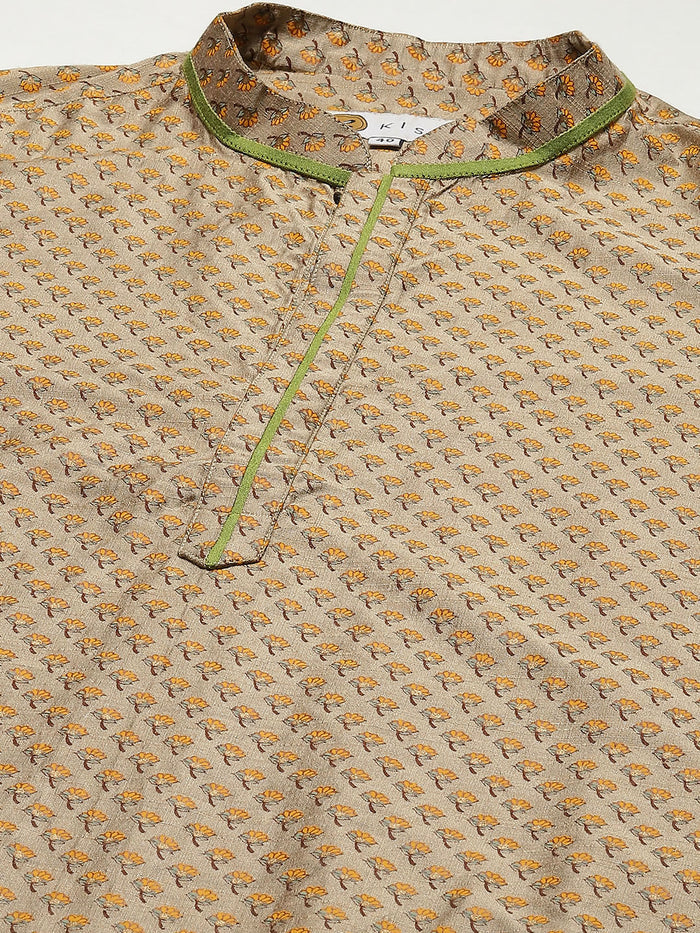 Men Gold Kurta Set