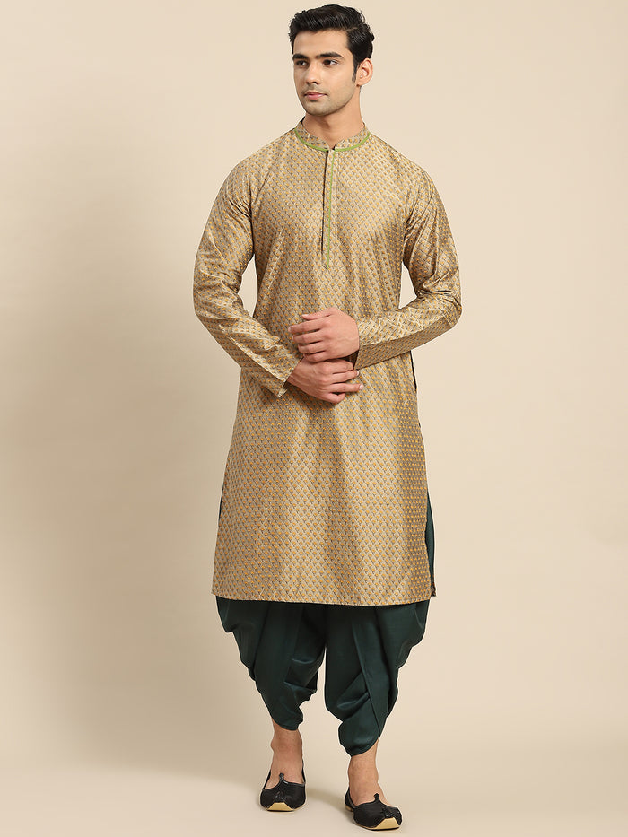 Men Gold Kurta Set
