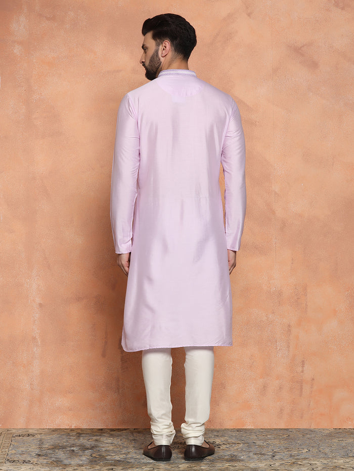 Men Lavender Kurta Set