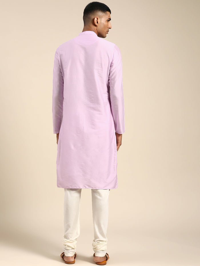 Men Lavender Kurta Set